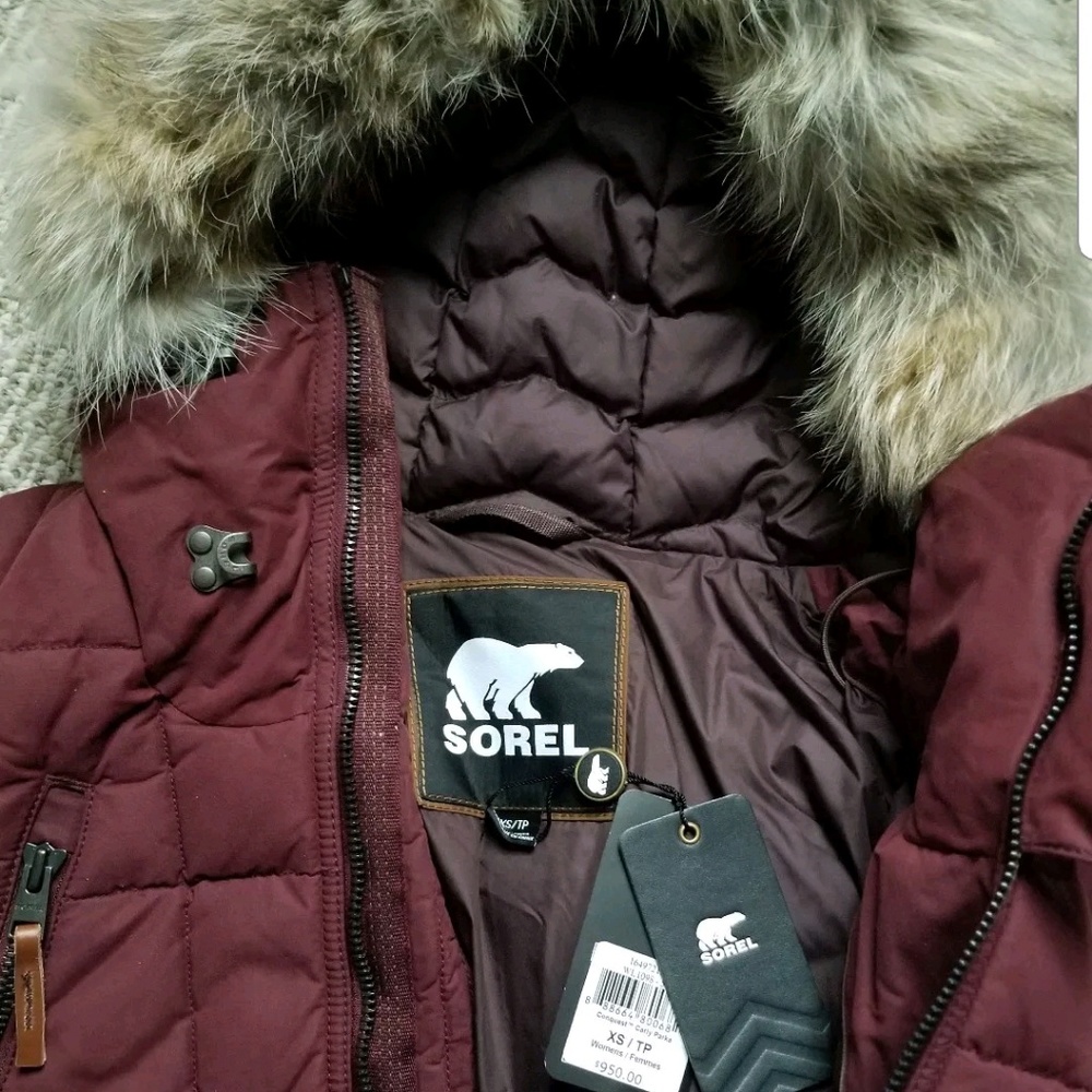 Sorel Conquest Carly Parka Elderberry XS